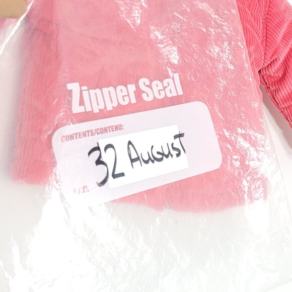 7 For All Mankind Girls Pink 100% Cotton Toddler Corduroy Look Jacket 24M - Picture 14 of 14